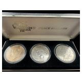 LOT OF 3 SILVER PEACE DOLLARS