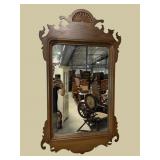 MAHOGANY CHIPPENDALE MIRROR