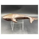SOLID ROSEWOOD WHALE FIGURE