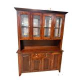 SOLID CHERRY 2 PC HUTCH