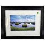 GREEN MARSH ARCHIVAL PIGMENT PRINT IN FRAME