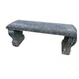 CONCRETE 3 PC ORNATE BENCH