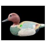HAND CARVED PAINT DECORATED DUCK DECOY