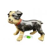 SMALL SOLID IRON BULLDOG DOOR STOP