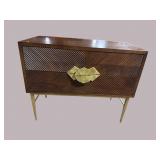 GLOBAL VIEWS MODERN DESIGN REEDED DRAWER NEW 2