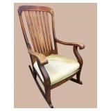 OAK SLAT BACK LARGE ROCKER