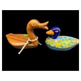 2 PC DECORATIVE DUCK LOT