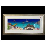 MALAGA BEACH BY FANCH LEDAN SIGNED LIMITED
