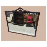 HEAVY CARVED EXTRA LARGE MIRROR