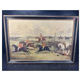 LARGE HUNT SCENE PRINT