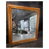WALNUT FRAMED MIRROR