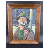 PAINT BY NUMBER CLOWN 1963