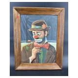 PAINT BY NUMBER CLOWN 1963