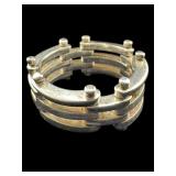 TIFFANY & CO. STERLING SILVER GATE LINK RING IN