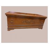 WALNUT BLANKET BOX