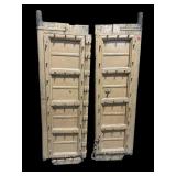PR OF PRIMITIVE VERY HEAVY DOORS