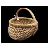 ANTIQUE WOVEN EGG BASKET