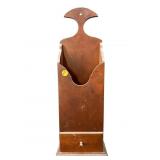 PRIMITIVE WALL MOUNT CANDLE BOX