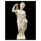 G. RUGGERT RESIN FIGURAL SCULPTURE ON STAND