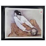 BC GORMAN INDIAN PRINT IN FRAME