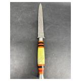 12 INCH DAMASCUS FIXED BLADE KNIFE
