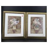 PR OF CONTEMPORARY FLORAL STILL LIFE PRINTS