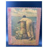 L.GLUCK VIRGIN ISLANDS PRINT ON BOARD