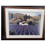 FARM SCENE PRINT IN FRAME
