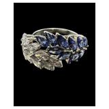 DESIGNER PAJ STERLING SILVER CZ RING