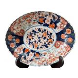 ANTIQUE IMARI PORCELAIN FOOTED OBLONG BOWL