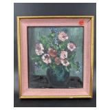 FLORAL STILL LIFE OIL ON CANVAS