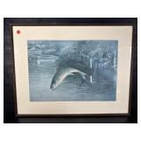S.A KILBOURNE TROUT FLY FISHING PRINT