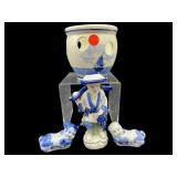 4 PIECE LOT OF ORIENTAL PORCELAIN BLUE AND WHITE