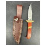 8ï¿½ FIXED BLADE KNIFE WITH SHEATH