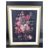 ANTIQUE FLORAL FIESTA STILL LIFE PRINT