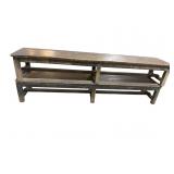 2 ANTIQUE ELM BENCHES