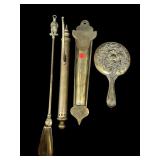 LARGE LOT DECORATIVE BRASS ITEMS