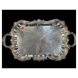 LARGE ORNATE SHEFFIELD ENGLAND SILVERPLATE