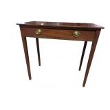 18TH CENT. MAHOGANY 1 DRAWER STAND