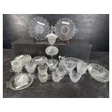 22 PC OF AMERICAN FOSTORIA CUPS, BOWLS, COMPOTE,