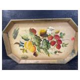 HAND PAINTED TOLEWARE TRAY