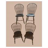 4 PAINE FURNITURE WINDSOR CHAIRS