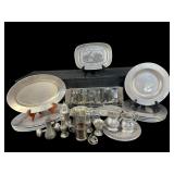 LARGE LOT PEWTER ITEMS
