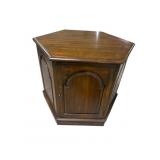 CHERRY HECTOGON DRUM TABLE