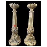 PR LARGE DECORATOR ORNATE CANDLEHOLDERS