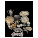 LARGE LOT SILVERPLATE ITEMS