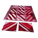 3 PC SET MACHINE MADE QUILT & PILLOWCASES