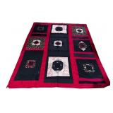 80x97 IN MACHINE MADE QUILT, UNFINISHED