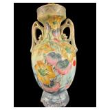 HAND PAINTED PORCELAIN URN TABLE LAMP