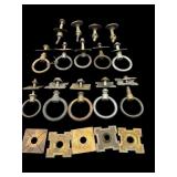 LOT OF 14 VICTORIAN DRAWER PULLS